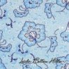 Tela para patchwork con flores en tonos azules ∙ Leida Cotton Hills