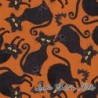 Tela para patchwork con gatos negros ∙ Leida Cotton Hills