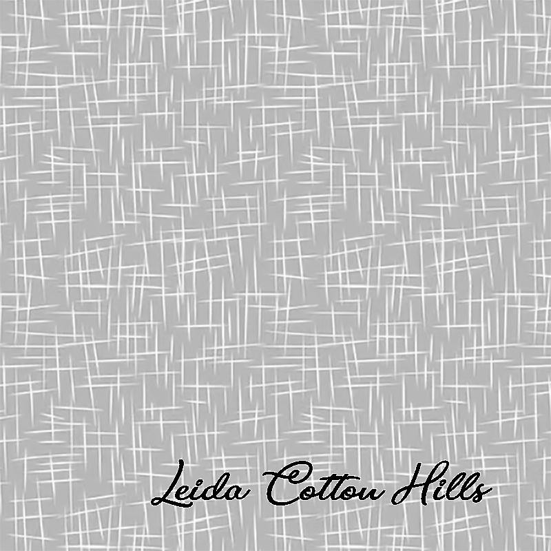 Tela para patchwork hashtag cruzados sobre gris ∙ Leida Cotton Hills