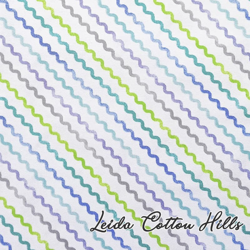 Tela para patchwork con líneas onduladas ∙ Leida Cotton Hills