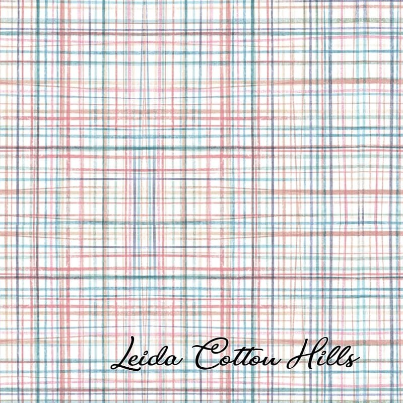 Tela para patchwork con líneas cruzadas ∙ Leida Cotton Hills