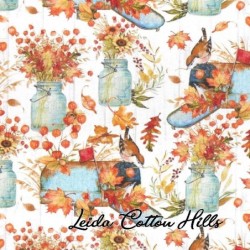 Tela para patchwork con motivos otoñales ∙ Leida Cotton Hills