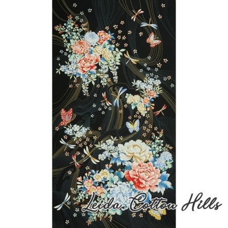 Panel tela para patchwork con flores ∙ Leida Cotton Hills