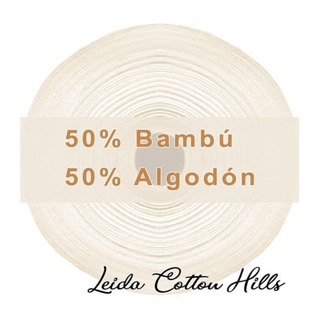 Guata mezcla 50-50 algodón ultralimpio - bambú de Cottnatur ∙ Leida Cotton Hills