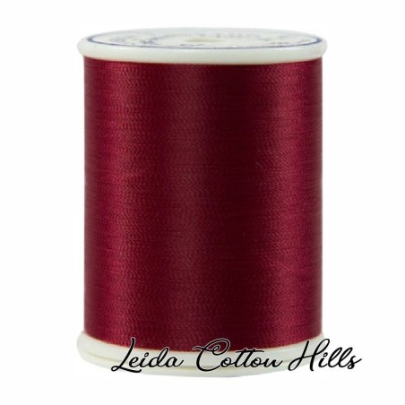 Hilo Bottom Line en color rojo de Superior Threads ∙ Leida Cotton Hills