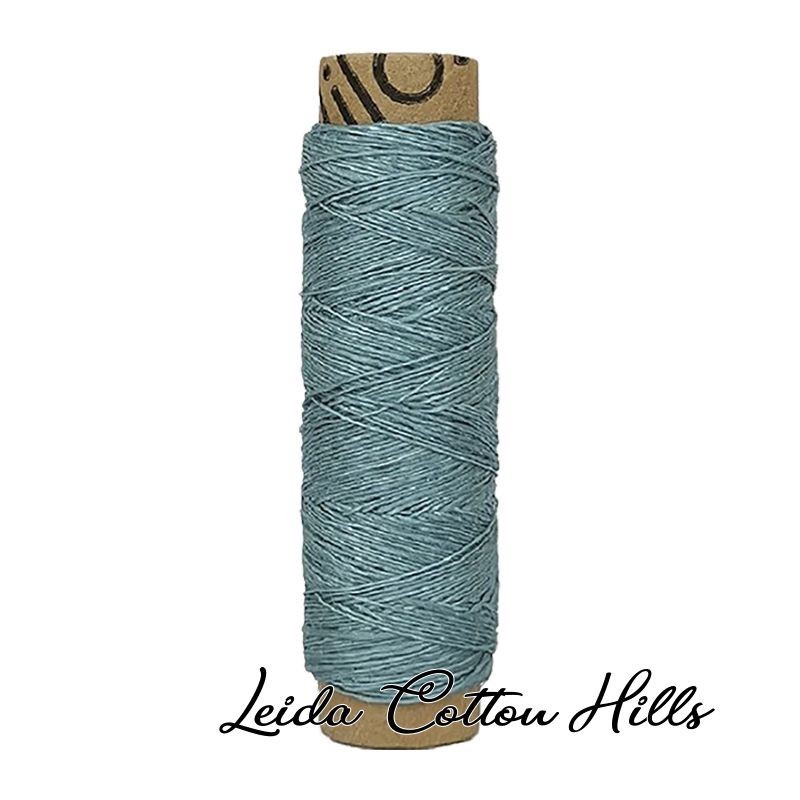 Hilo de lino Roselló en color 189 cielo de diciembre ∙ Leida Cotton Hills Hilo de lino Roselló en color 189 cielo de diciembre ∙ Leida Cotton Hills
