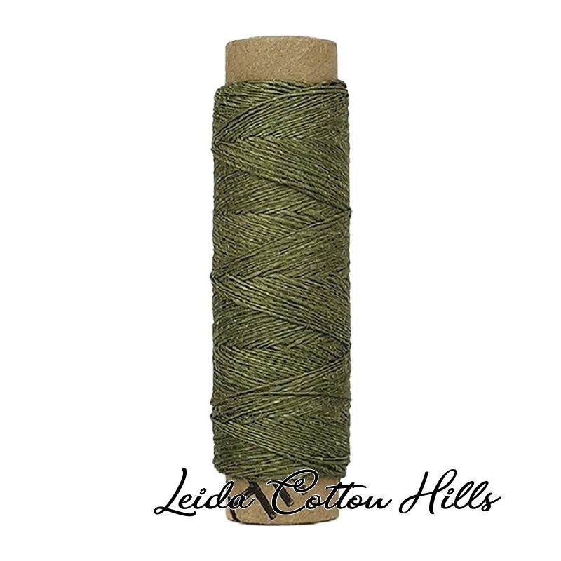 Hilo de lino en color 187 helecho de Roselló ∙ Leida Cotton Hills Hilo de lino en color 187 helecho de Roselló ∙ Leida Cotton Hills