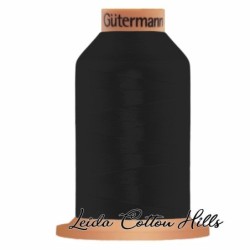 Hilo Tera 180 en color c000 negro de Gütermann ∙ Leida Cotton Hills