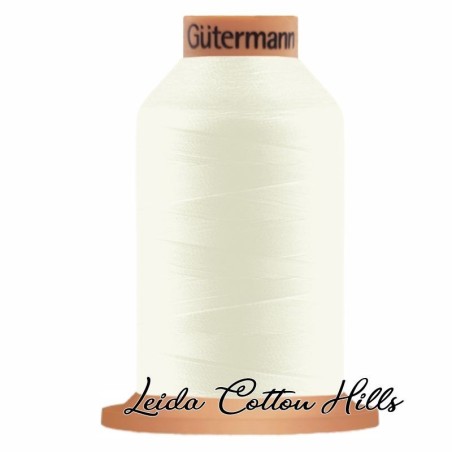 Hilo Tera 180 en color c111 blanco roto de Gütermann ∙ Leida Cotton Hills