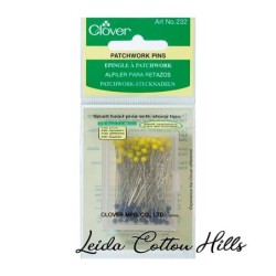 Alfileres para patchwork con cabeza de vidrio de Clover ∙ Leida Cotton Hills