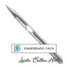 Aguja enhebrado rápido 90/14 con talón plano para máquina doméstica de Schmetz