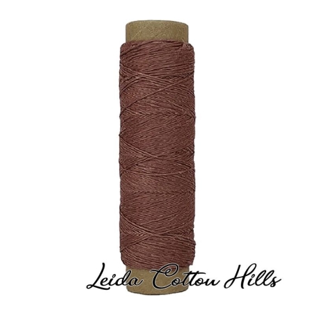 Hilo de lino en color 198 tabaco de Roselló ∙ Leida Cotton Hills