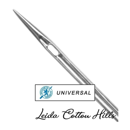 Agujas universal 70/10 con talón plano para máquina doméstica de Schmetz