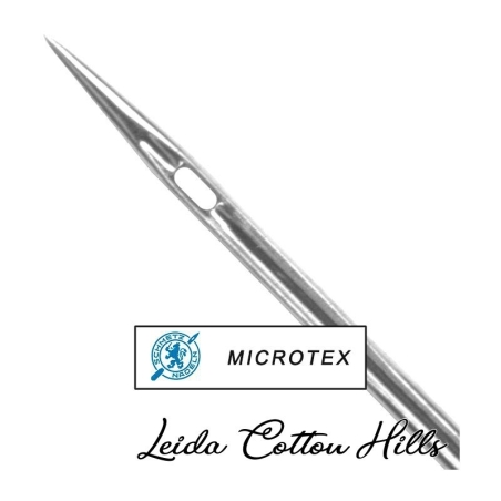 Agujas microtex surtido 60-70-80 con talón plano para máquina doméstica de Schmetz