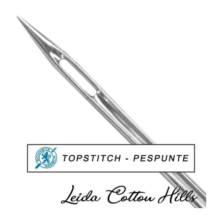 Agujas para pespunte 70/10 con talón plano para máquina doméstica de Schmetz