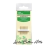 Agujas de ojo dorado para acolchado medianas N.º 10 de Clover ∙ Leida Cotton Hills