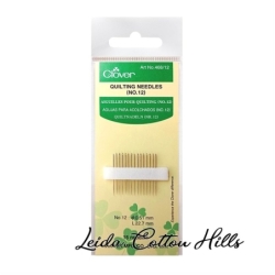 Agujas para acolchados N.º 12 de Clover ∙ Leida Cotton Hills