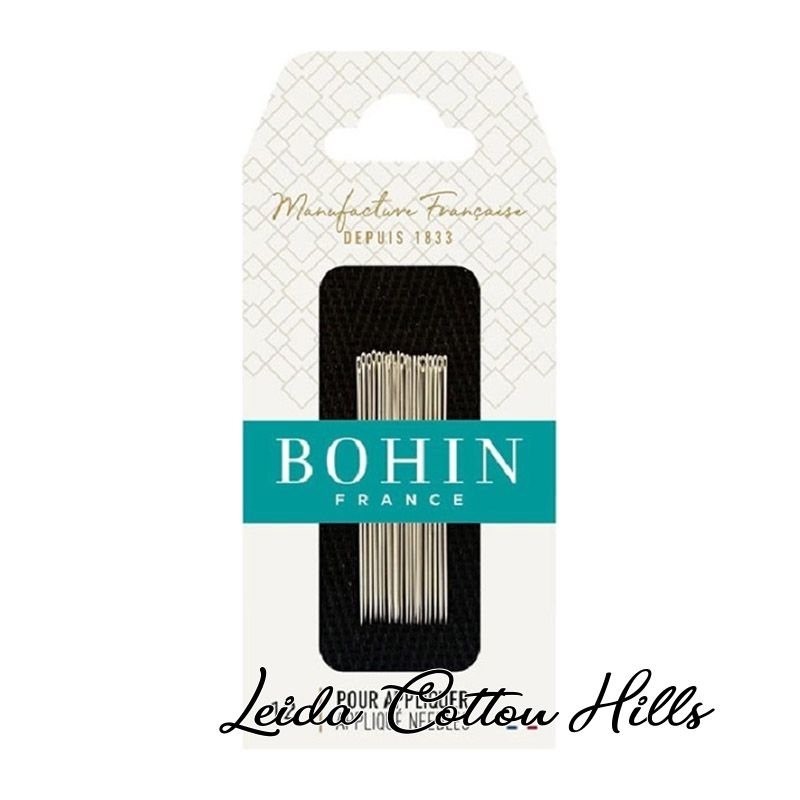 Agujas para aplicar N.º 12 de Bohin ∙ Leida Cotton Hills