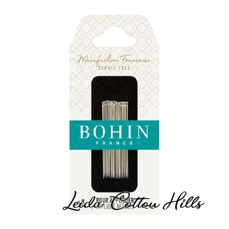 Agujas para aplicar N.º 12 de Bohin ∙ Leida Cotton Hills