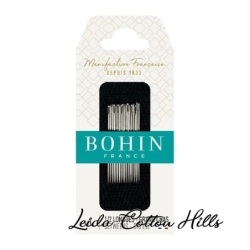 Agujas mediana con ojo grande para acolchar N.º 10 de Bohin ∙ Leida Cotton Hills