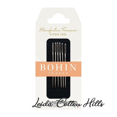Agujas de tapicería N.º 24 de Bohin ∙ Leida Cotton Hills