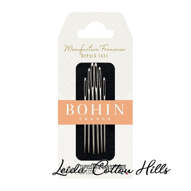 Agujas de tapicería Surtido 18-22 de Bohin ∙ Leida Cotton Hills