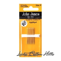 Agujas para aplicación gold´n glide N.º 9 de John James ∙ Leida Cotton Hills