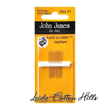 Agujas para aplicación gold´n glide N.º 11 de John James ∙ Leida Cotton Hills