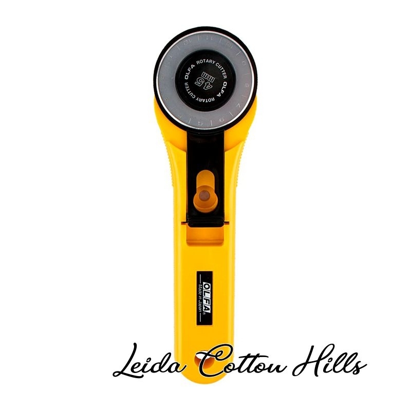 Cúter rotativo Ø 45 mm naranja de Olfa ∙ Leida Cotton Hills