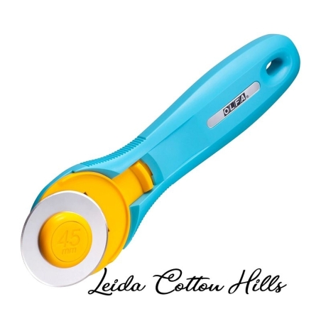 Cúter rotativo Ø 45 mm turquesa de Olfa