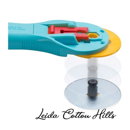 Cúter rotativo Ø 45 mm turquesa de Olfa