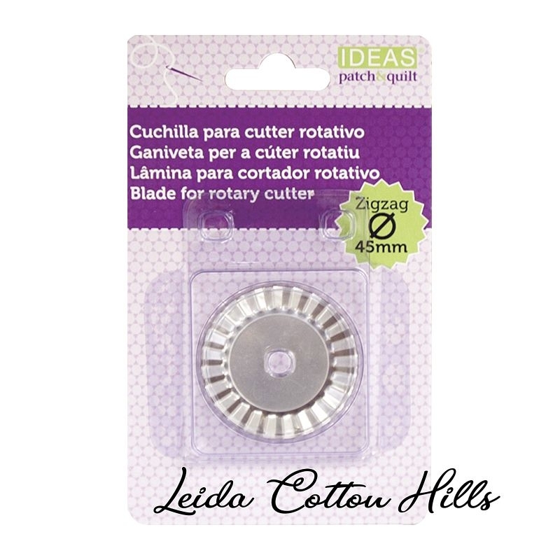 Cuchilla zig-zag Ø 45 mm  de Ideas ∙ Leida Cotton Hills