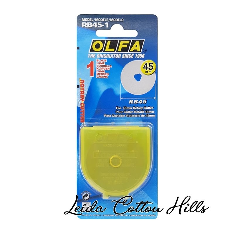 Cuchilla recta Ø 45 mm RB45-1 de Olfa ∙ Leida Cotton Hills