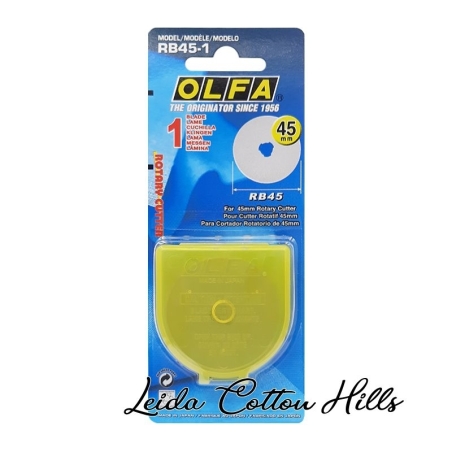 Cuchilla recta Ø 45 mm RB45-1 de Olfa ∙ Leida Cotton Hills