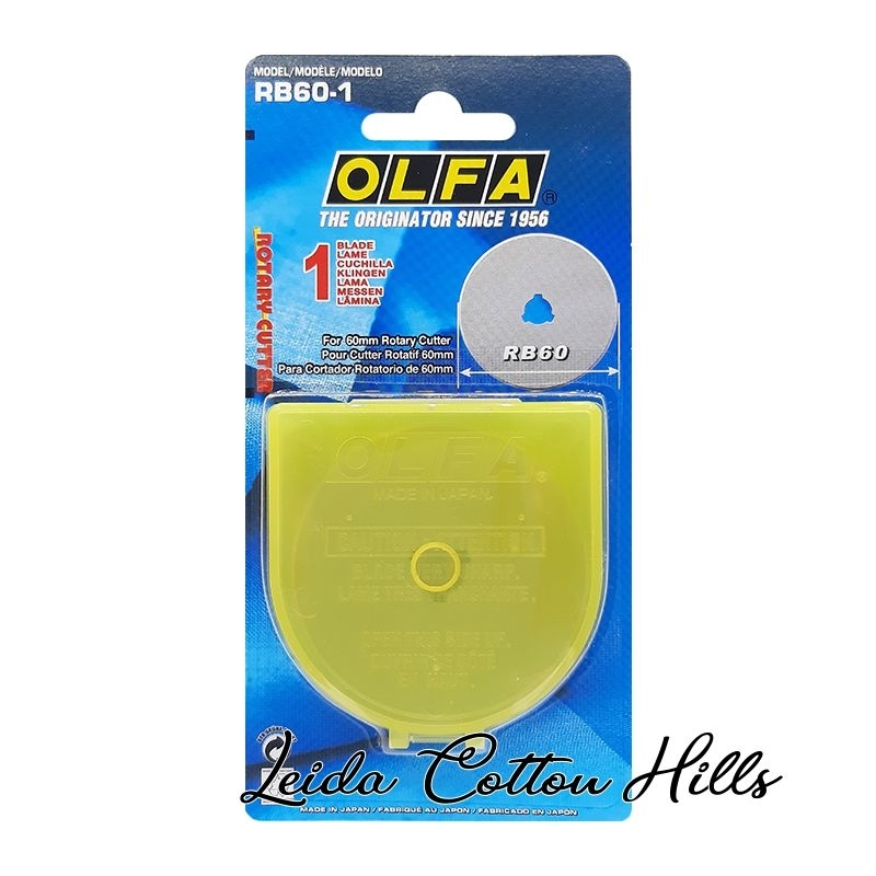 Cuchilla recta Ø 60 mm RD60-1 de Olfa ∙ Leida Cotton Hills