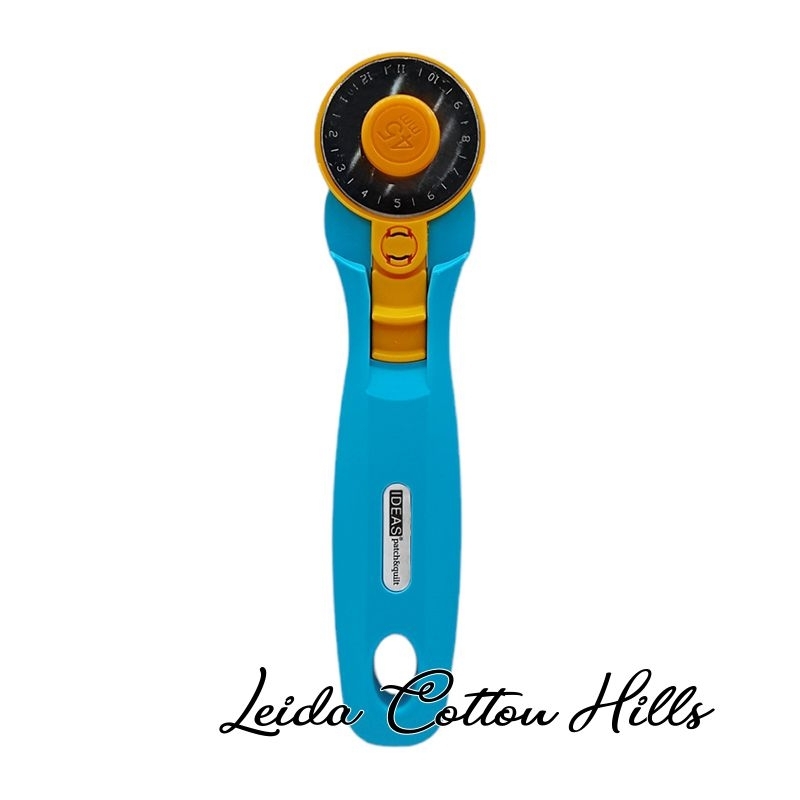 Cúter rotativo Ø 45 mm azul de Ideas ∙ Leida Cotton Hills