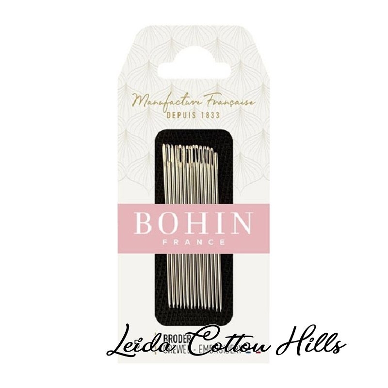 Agujas para bordar N.º 5 de Bohin ∙ Leida Cotton Hills