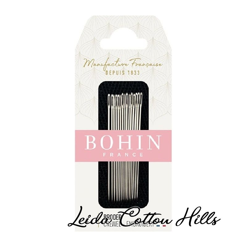 Agujas para bordar N.º 6 de Bohin ∙ Leida Cotton Hills