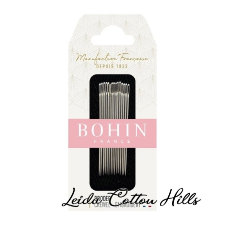 Agujas para bordar N.º 7 de Bohin ∙ Leida Cotton Hills