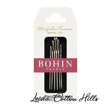 Agujas para bordar con ojo grande Surtido 18-22 de Bohin ∙ Leida Cotton Hills