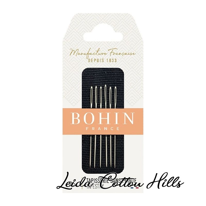Agujas de tapicería N.º 26 de Bohin ∙ Leida Cotton Hills