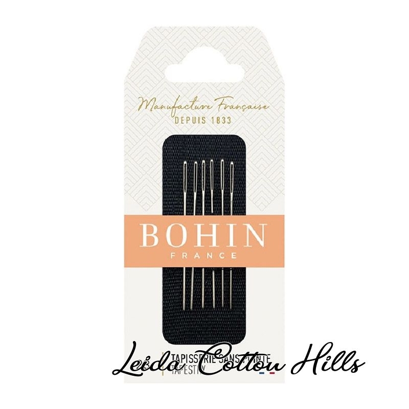 Agujas de tapicería N.º 28 de Bohin ∙ Leida Cotton Hills