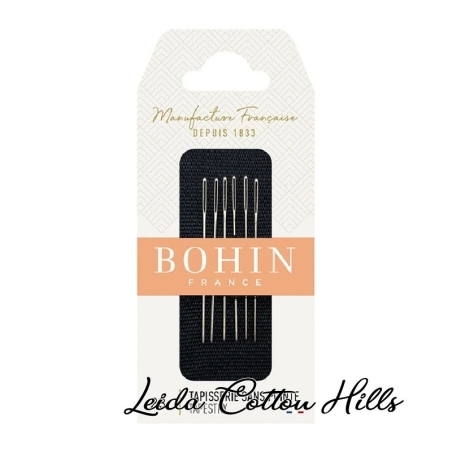 Agujas de tapicería N.º 28 de Bohin ∙ Leida Cotton Hills