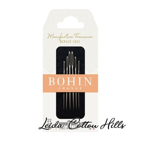 Agujas de tapicería Surtido 22-24-26 de Bohin ∙ Leida Cotton Hills