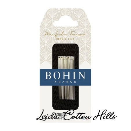 Agujas para costura N.º 8 de Bohin ∙ Leida Cotton Hills