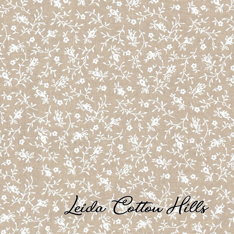 Tela trasera para patchwork con estampado de naturaleza