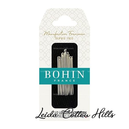 ? Agujas para acolchar quilting - Bohin  ∙ Leida Cotton Hills