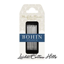 ? Agujas largas afiladas para coser sharps - Bohin  ∙ Leida Cotton Hills