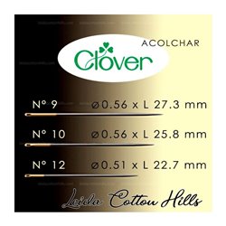 ? Agujas oro negro para acolchar - Clover ∙ Leida Cotton Hills