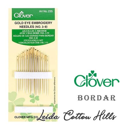 ? Agujas oro dorado para bordar - Clover ∙ Leida Cotton Hills